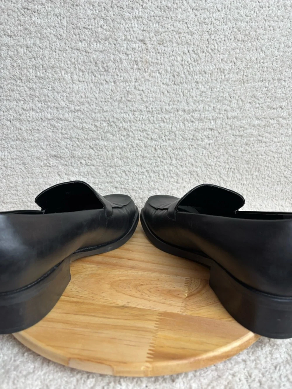 Franco Sarto Flex Shoes Womens 9.5M Bocca Slip On Square Toe Loafers in Black